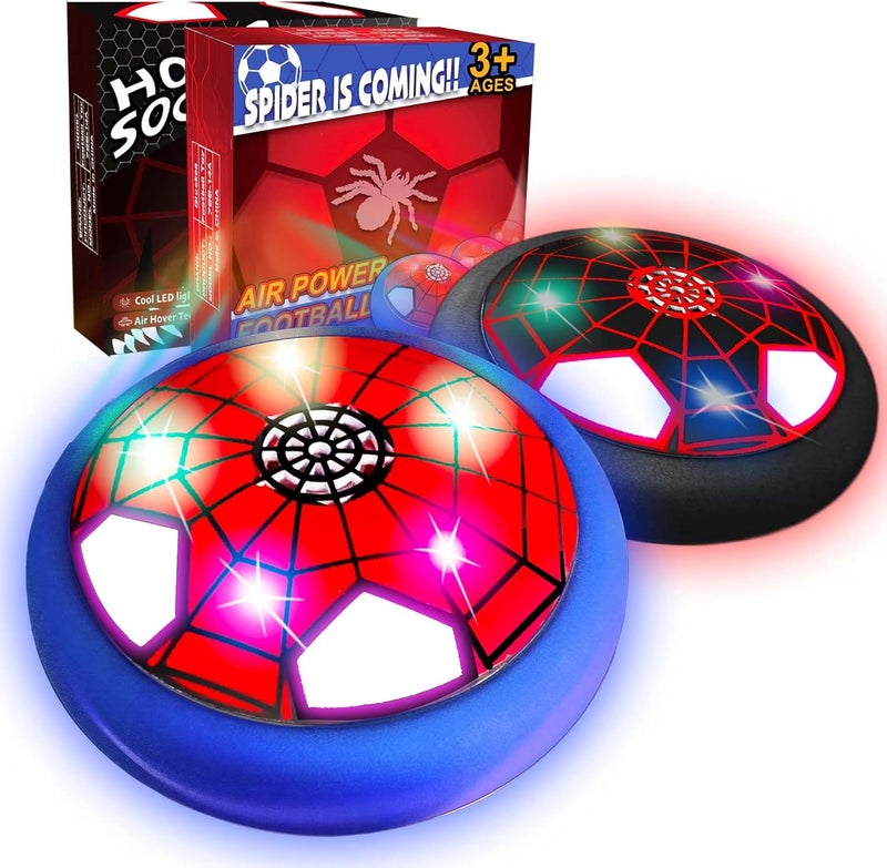 PHOSEA Hover Soccer Light-Up Ball, Set of 2 LED Soccer Ball Toys,Indoor Toy Games Gifts for Birthday, Kids, Boys for Age 6, 7, 8, 9, 10, 11, 12 Years Old for Boys Kids - Image 1